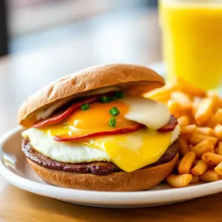 Breakfast Bologna Sandwich