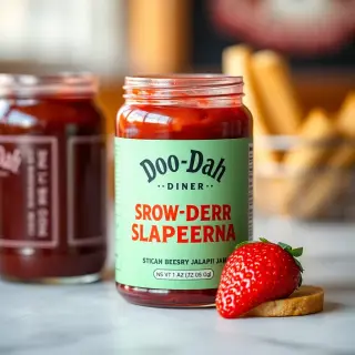 Doo-Dah Diner Strawberry Jalapeno Jam