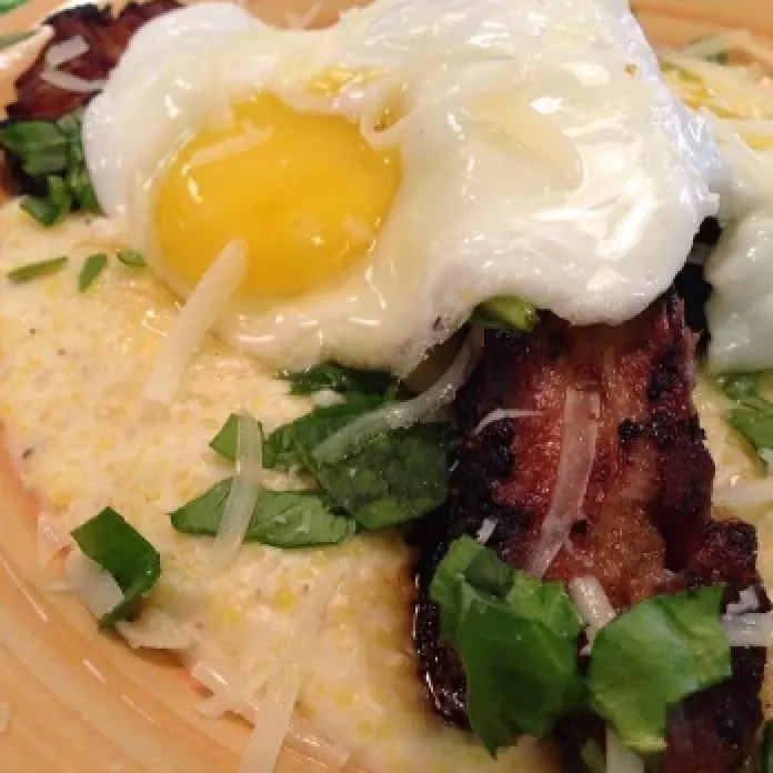 Pork Belly & Grits.